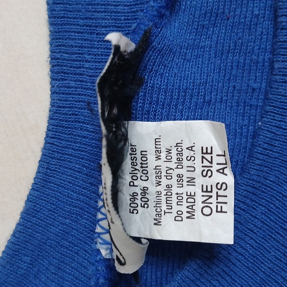 Tee Dee's One Size Fits All Blue Cotton Polyester Panther Top - Picture 7 of 7